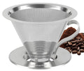 Elevate Your Coffee Experience with Our Stainless Steel Pour-Over Dripper