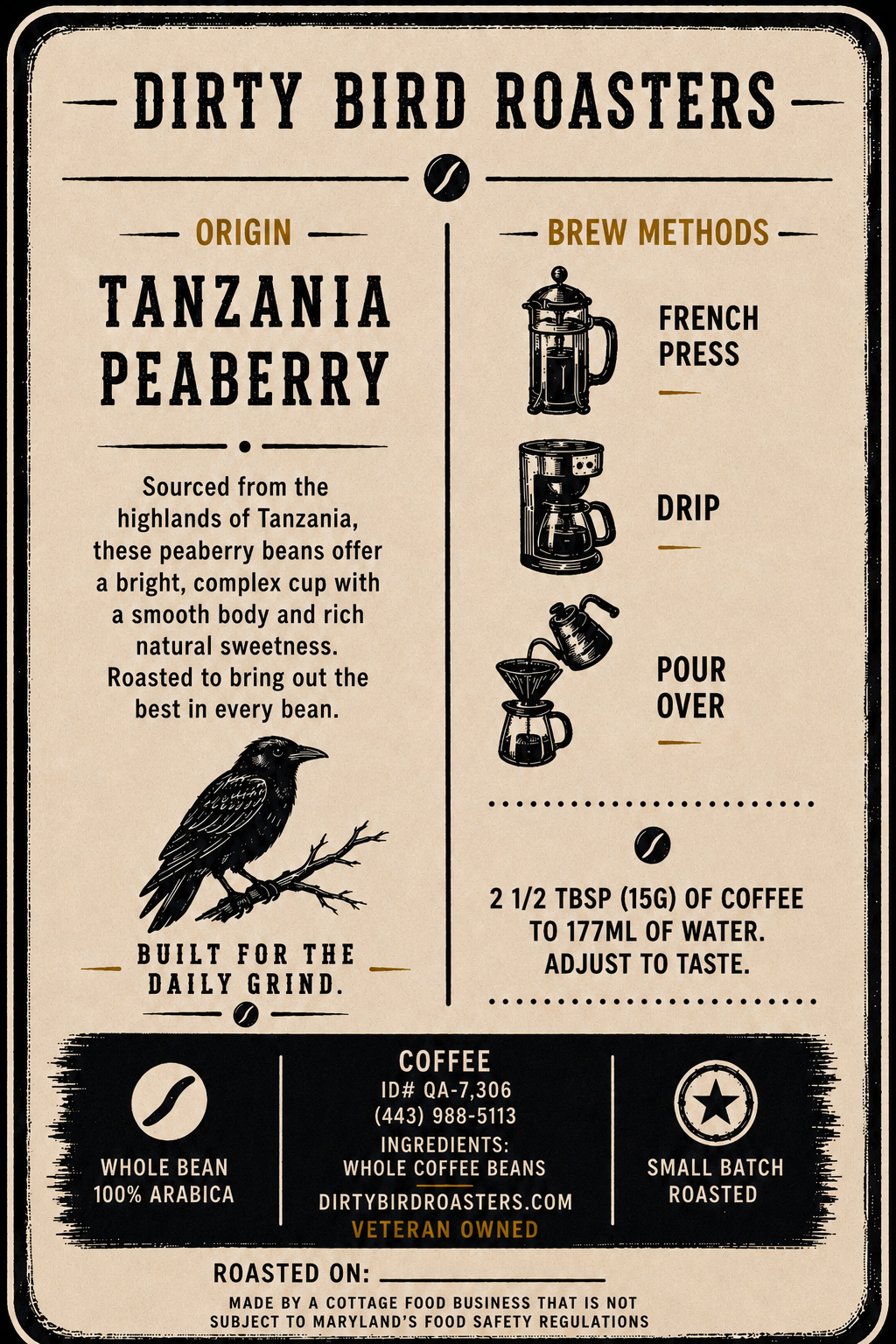 House Brew Limited Edition Whole Bean Coffee for an Exceptional Morning Boost