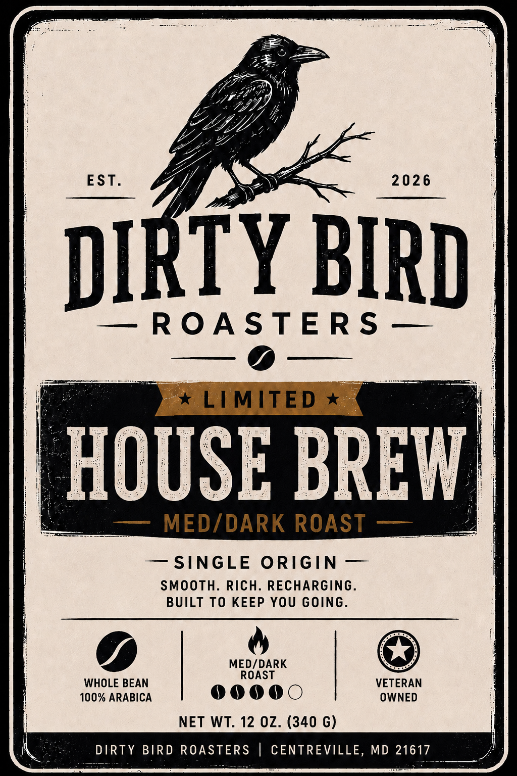 House Brew Limited Edition Whole Bean Coffee for an Exceptional Morning Boost